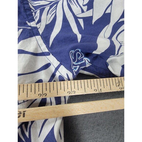 Tampa Bay Rays Shirt Mens Large Blue White MLB Baseball Hawaiian Reyn Spooner - Picture 8 of 10